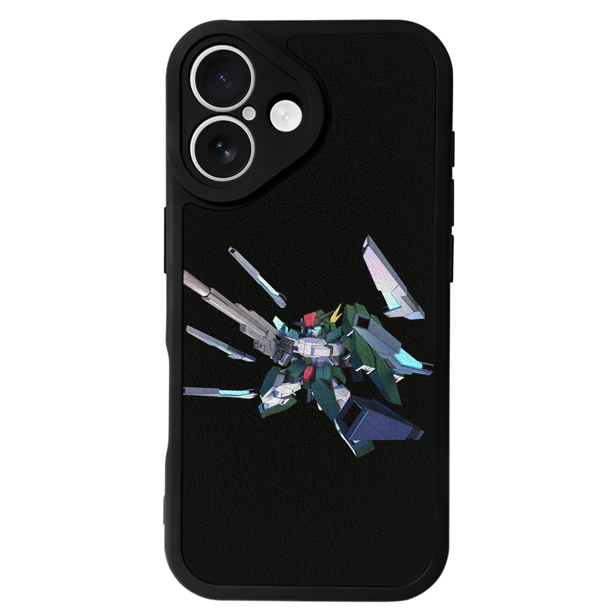 （画像用） 機動戦士ガンダム Mobile Suit Gundam 【iPhone 16シリーズ対応】シリコンスマホケース（レザー調） 材質：シリコン